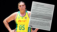 Donnell Wallam has shared a racist letter she was sent in the wake of the Hancock Prospecting logo saga.