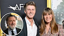 Russell Crowe, Robert Irwin, Terri Irwin