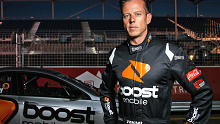 James Courtney driver of the #19 Boost Mobile Team 