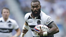 Fiji star Semi Radradra, pictured here playing for the Barbarians.