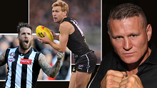 Dane Swan, Kane Cornes and Danny Green.