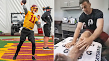 Quarterback Alex Smith is back at training camp