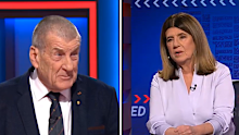 Caroline Wilson and Jeff Kennett debate on Footy Classified.