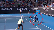 Karen Khachanov was left fuming after this moment involving an overzealous ballkid