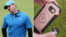 McIlroy's wayward shot to open the 2019 British Open resulted in a fan's phone being broken