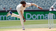 Ishant Sharma dismissed Aaron Finch off a no-ball in Adelaide.