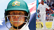 Steve Smith and Curtly Ambrose.