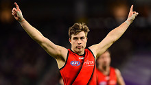 Naitanu said he held no ill-feeling towards Essendon star Zach Merrett for pulling his hair