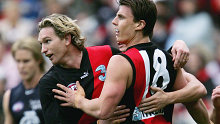 Lloyd and Hird were vital cogs in a dominant Bombers side that took out the 2000 premiership