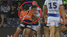 Jarome Luai in pinged for a high shot.