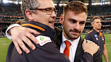 Stephen Coniglio (R) is hoping for a Grand Final return.