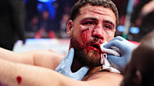 Australia's Tai Tuivasa after his loss to Sergei Pavlovich in Florida.
