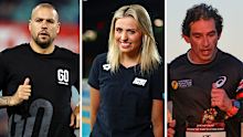 All three Australian sport stars are taking on their first marathon in New York. 