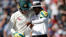 Paine and umpire Dharmasena