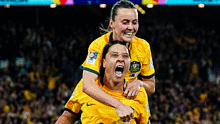 Sam Kerr and Hayley Raso.