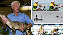 Crocodile farmer John Lever has allayed rowers' fears over the stretch of river chosen for rowing at Brisbane 2032.