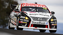 Simona de Silvestro drives the #78 Team Harvey Norman Nissan Altima during qualifying for the 2018 Bathurst 1000.