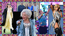 <p>It's the hottest event on the UK calendar – and kicked off on the hottest day of the year.</p><p><a href="https://celebrity.nine.com.au/glastonbury-festival" target="" rel="" title="Glastonbury">Glastonbury</a> is officially underway for 2024, with 200,000 attendees, 3000 performances and plenty of secret sets expected across the five famous days.</p><p>Some of the world's biggest names flock to the festival every year﻿, some performing, some there for a good time.</p><p><a href="https://celebrity.nine.com.au/dua-lipa" target="" rel="" title="Dua Lipa">Dua Lipa</a>, <a href="https://celebrity.nine.com.au/shania-twain" target="" rel="" title="Shania Twain">Shania Twain</a>, <a href="https://celebrity.nine.com.au/coldplay" target="" rel="" title="Coldplay">Coldplay</a> and SZA are only some of the big names gracing the various stages scattered around the Somerset grounds.</p><p>Read on to see the best celebrity moments from this year's Glastonbury Festival.</p><p><strong><em>For a daily dose of 9honey,</em></strong> <a href="https://login.nine.com.au/edm?client_id=honey" target="_blank"><strong><em>subscribe to our newsletter here</em></strong></a><strong>.</strong></p>