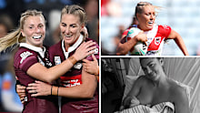 Ali Brigginshaw and Tarryn Aiken will be missing for the Maroons. Teagan Berry and Millie Elliott named in NSW Blues.