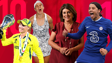 Alyssa Healy, Ash Barty, Caroline Wilson and Sam Kerr.