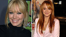 Hilary Duff and Lindsay Lohan 