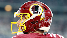 Case Keenum #8 of the Washington Redskins waits to go on the field