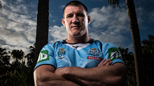 Paul Gallen during a NSW State of Origin camp.