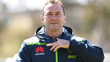Coach Ricky Stuart of the Canberra Raiders