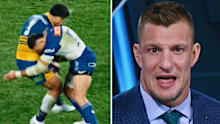 Rob Gronkowski's advertisement for the NRL in Las Vegas.