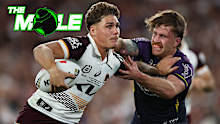 Reece Walsh and Cameron Munster, The Mole graphic.
