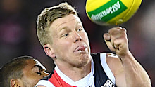 St Kilda midfielder Dan Hannebery.