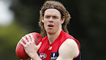 Melbourne recruit Ben Brown in action in the VFL.