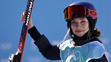 Eileen Gu wins the gold medal during the Olympic Games 2022, Women's Freeski Big Air 