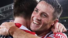 Cooper Cronk after winning the 2019 grand final, his last game of rugby league.