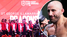 Alexander Volkanovski is a big fan of the NRL Vegas experiment. 