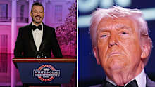 Jimmy Kimmel has had a long-running feud with US President Donald Trump.