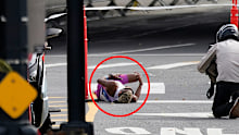 Daniel Do Nascimento, who had been leading the entire way, collapsed about 10km from the finish line.