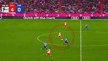 Harry Kane scored a goal from halfway in the Bundesliga.
