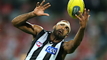 Heritier Lumumba in action during his Collingwood career.