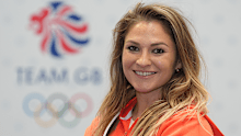 Rugby sevens player Amy Wilson-Hardy during a Team GB kitting out session ahead of Paris 2024.