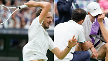 Daniil Medvedev vs Jannik Sinner in the Wimbledon quarter-finals on Tuesday, July 9, 2024