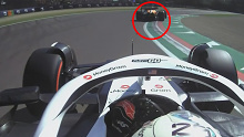 Oscar Piastri (circled) was slapped with a three-place grid penalty and stripped of his second-place start for impeding Haas' driver Kevin Magnussen in qualifying for the Emilia Romagna Grand Prix.