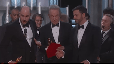 La La Land misses out on an Oscar