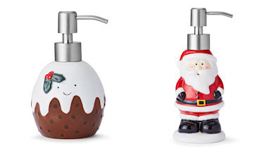Christmas Soap Dispensers: $6 each