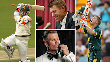 David Warner's career in pictures