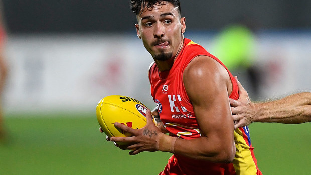 Izak Rankine in action for Gold Coast.