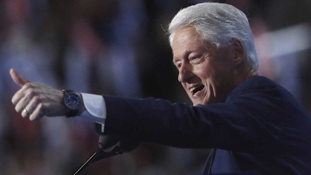 Bill Clinton at the DNC. (AP)