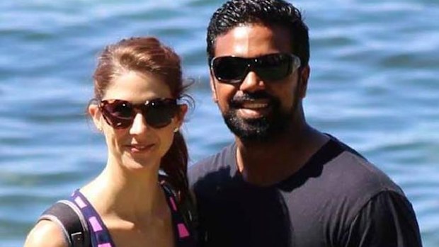 Sydney electrician Raveshan Pillay and his British girlfriend Danielle Hooker (Photo: Supplied)