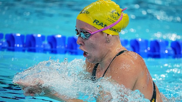 Ella Ramsay in action in France.