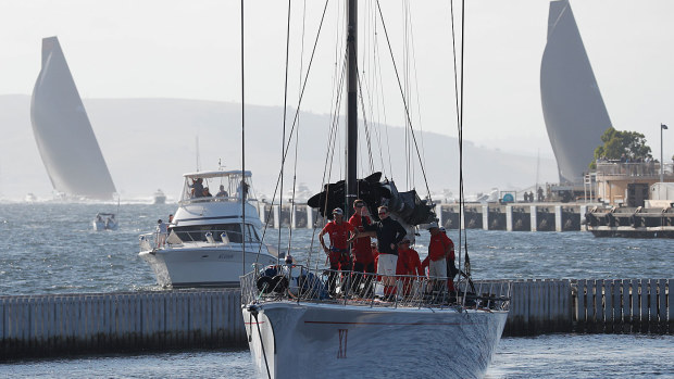 Comanche and Black Jack approach the finish line